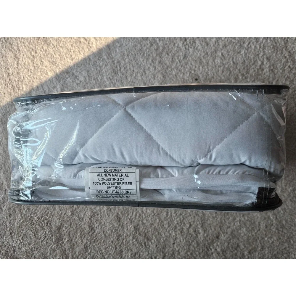 Sealy Premium Total Protection Plus Waterproof Full Size Mattress Pad New White